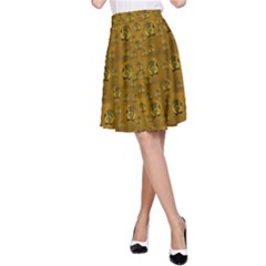 Freedom And Spectacular Butterflies A-line Skirt by pepitasart