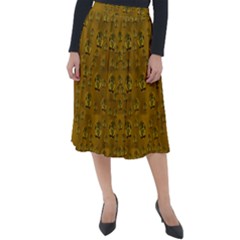 Freedom And Spectacular Butterflies Classic Velour Midi Skirt  by pepitasart