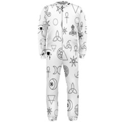 Witchcraft Symbols  Onepiece Jumpsuit (men)  by Valentinaart