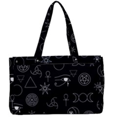 Witchcraft Symbols  Canvas Work Bag