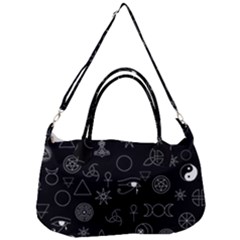 Witchcraft Symbols  Removal Strap Handbag by Valentinaart