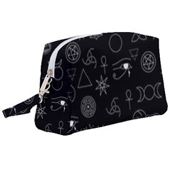 Witchcraft Symbols  Wristlet Pouch Bag (large)