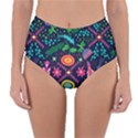 Get Busy Reversible High-Waist Bikini Bottoms View3