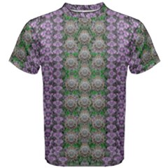 Decorative Juwel And Pearls Ornate Men s Cotton Tee