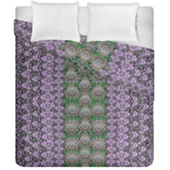 Decorative Juwel And Pearls Ornate Duvet Cover Double Side (california King Size) by pepitasart