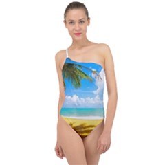 Summertime Classic One Shoulder Swimsuit by FreeShippingWorldwide