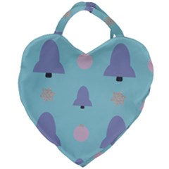 Christmas Bauble Giant Heart Shaped Tote by HermanTelo