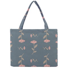 Florets Rose Flower Mini Tote Bag