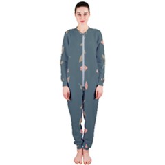 Florets Rose Flower Onepiece Jumpsuit (ladies) 