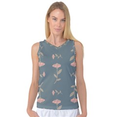 Florets Rose Flower Women s Basketball Tank Top