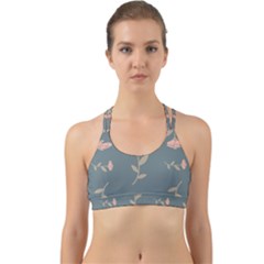 Florets Rose Flower Back Web Sports Bra