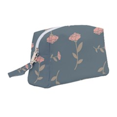 Florets Rose Flower Wristlet Pouch Bag (medium)