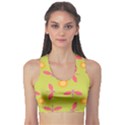 Dragonfly Sun Flower Seamlessly Sports Bra View1