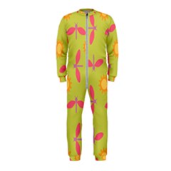 Dragonfly Sun Flower Seamlessly Onepiece Jumpsuit (kids)