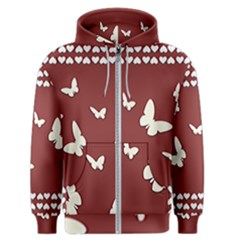 Heart Love Butterflies Animal Men s Zipper Hoodie