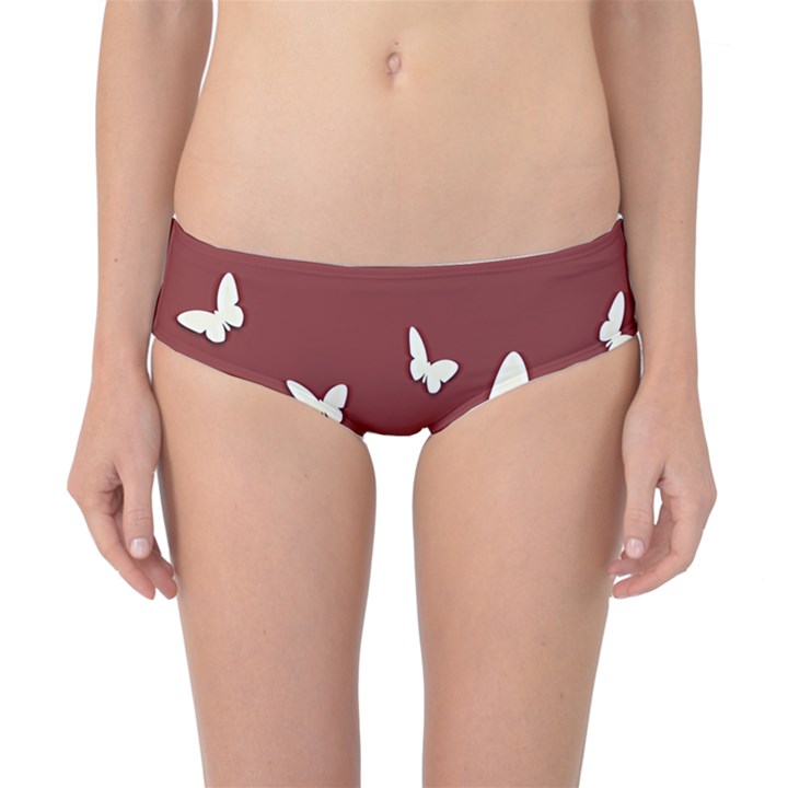 Heart Love Butterflies Animal Classic Bikini Bottoms