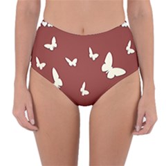 Heart Love Butterflies Animal Reversible High-waist Bikini Bottoms by HermanTelo