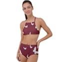 Heart Love Butterflies Animal High Waist Tankini Set View1