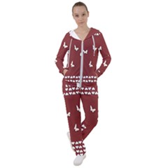 Heart Love Butterflies Animal Women s Tracksuit