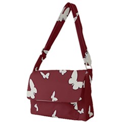 Heart Love Butterflies Animal Full Print Messenger Bag by HermanTelo