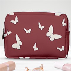 Heart Love Butterflies Animal Make Up Pouch (medium)