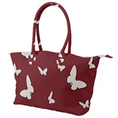 Heart Love Butterflies Animal Canvas Shoulder Bag by HermanTelo