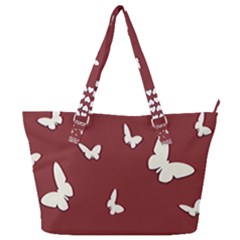 Heart Love Butterflies Animal Full Print Shoulder Bag