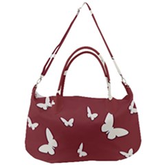 Heart Love Butterflies Animal Removal Strap Handbag