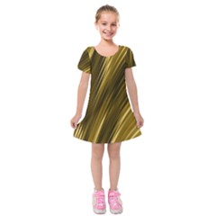 Creative Original Intention Kids  Short Sleeve Velvet Dress