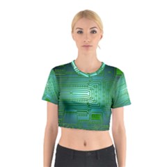 Board Conductors Circuits Cotton Crop Top