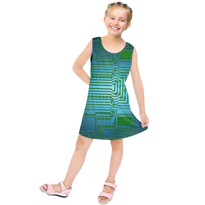 Board Conductors Circuits Kids  Tunic Dress