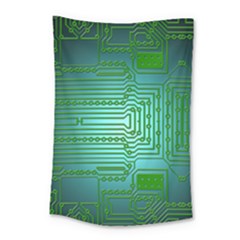 Board Conductors Circuits Small Tapestry by HermanTelo