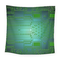 Board Conductors Circuits Square Tapestry (large)