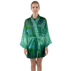 Board Conductors Circuits Long Sleeve Kimono Robe