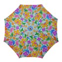 Floral Paisley Background Flower Yellow Golf Umbrellas View1