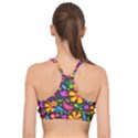 Floral Paisley Background Flower Purple Basic Training Sports Bra View2