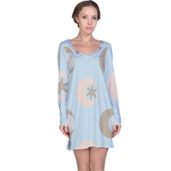 Moon Star Air Heaven Long Sleeve Nightdress by HermanTelo