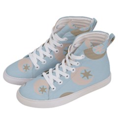 Moon Star Air Heaven Men s Hi-top Skate Sneakers by HermanTelo