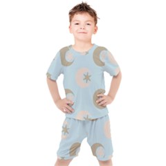 Moon Star Air Heaven Kids  Tee And Shorts Set