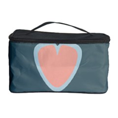 Hearts Love Blue Pink Green Cosmetic Storage