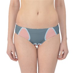 Hearts Love Blue Pink Green Hipster Bikini Bottoms