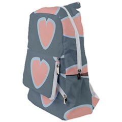 Hearts Love Blue Pink Green Travelers  Backpack