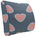 Hearts Love Blue Pink Green Seat Cushion View2