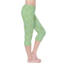 Leaves - light green Capri Leggings  View4