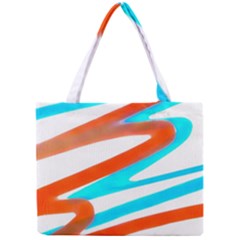 Abstract Colors Print Design Mini Tote Bag by dflcprintsclothing