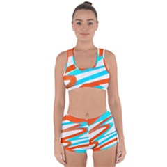 Abstract Colors Print Design Racerback Boyleg Bikini Set by dflcprintsclothing