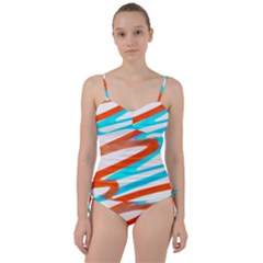 Abstract Colors Print Design Sweetheart Tankini Set by dflcprintsclothing