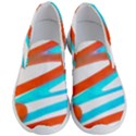 Abstract Colors Print Design Men s Lightweight Slip Ons View1