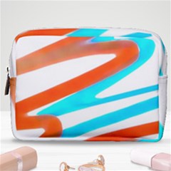 Abstract Colors Print Design Make Up Pouch (medium)