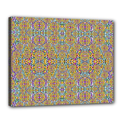 Pearls As Candy And Flowers Canvas 20  X 16  (stretched) by pepitasart